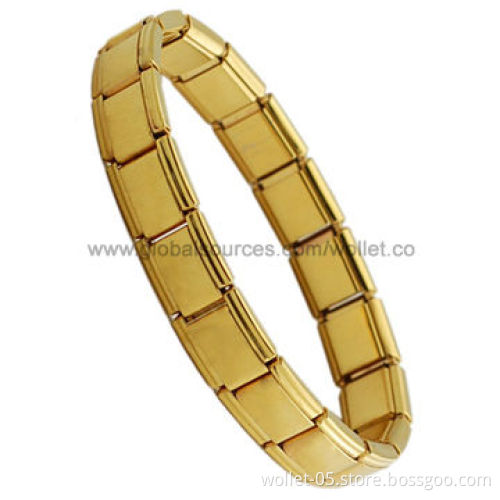 Unisex Classical Design 316L Stainless Steel Elastic Bracelet